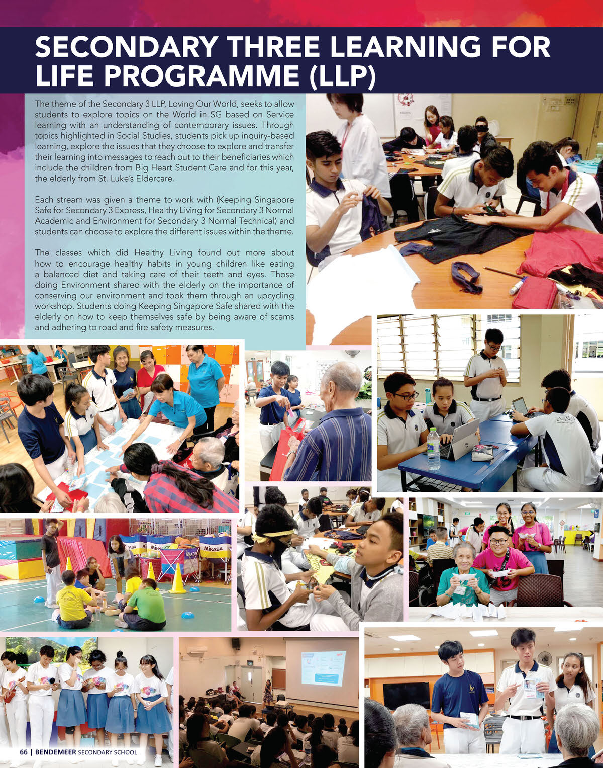 Secondary Three Learning for Life Programme